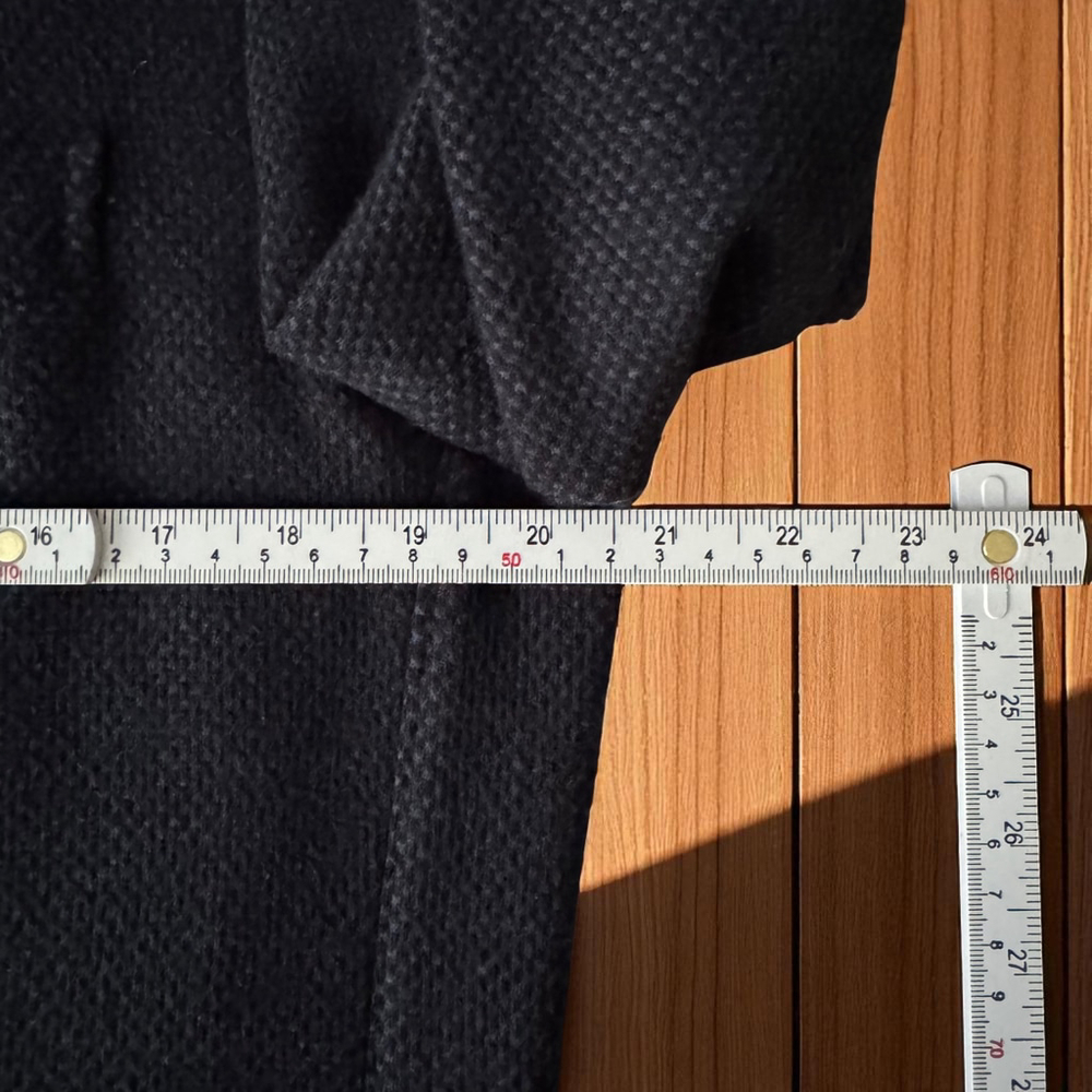 $1295 Maurizio Baldassari - Blue Black Knit Sport Coat - Wool/Cotton - EU50/US40 - Picture 8 of 15